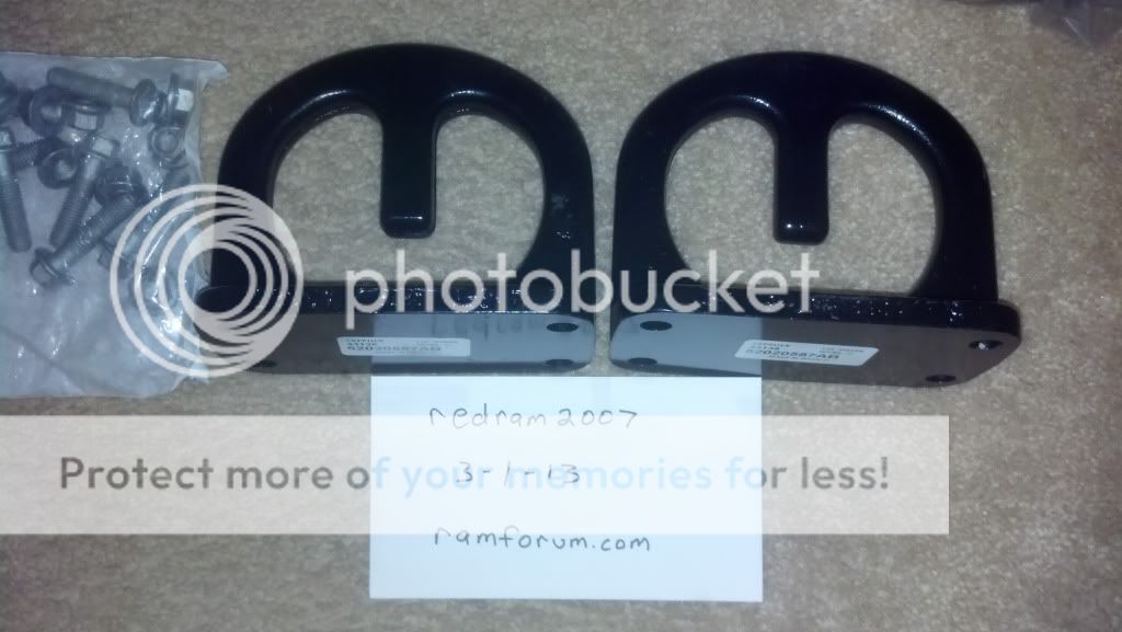 0310 2500/3500 OEM Mopar Tow Hook Kit DODGE RAM FORUM Dodge Truck